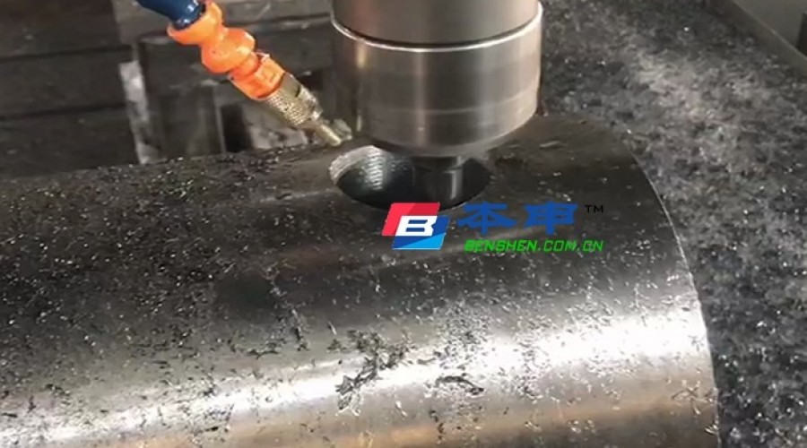 本申微量润滑在大型龙门中应用案例